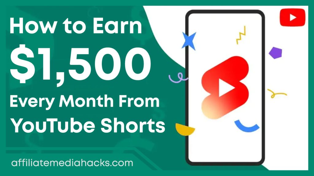 Earn $1,500 Every Month From YouTube Shorts