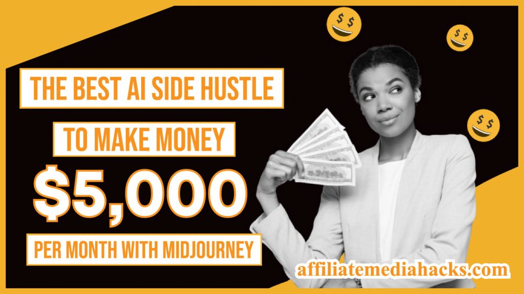 The BEST AI Side Hustle  to Make Money $5,000 per month with Midjourney